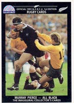 1991 Regina NZRFU 1st Edition #8 Murray Pierce Front